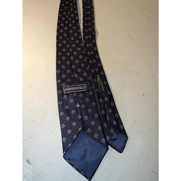Lot 6 Men's Neck Ties Huddersfield Stafford Halston III Silk Italy Mint - Picture 11 of 12